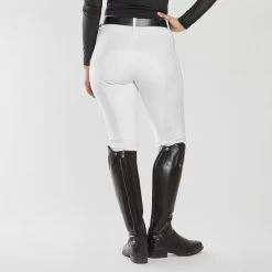 Piper Fusion Suede Patch By SmartPak - Full Seat -Equestrian Equipment Store 34397 white 17080