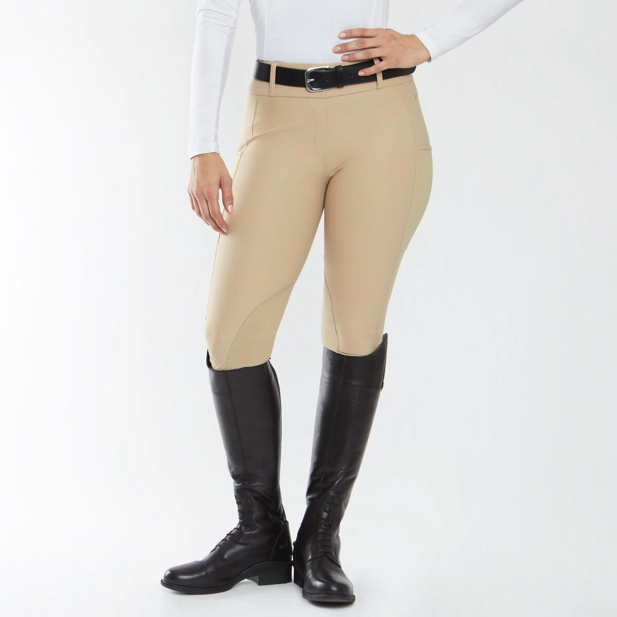 Piper Fusion Suede Patch By SmartPak - Knee Patch 1 Piper Fusion Suede Patch By SmartPak - Knee Patch