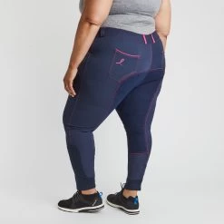 Piper Breast Cancer Awareness Evolution Breech By SmartPak - Full Seat -Equestrian Equipment Store 34406 navypink 11350