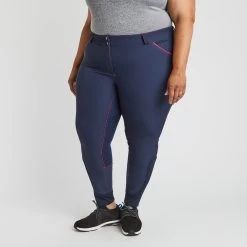 Piper Breast Cancer Awareness Evolution Breech By SmartPak - Full Seat -Equestrian Equipment Store 34406 navypink 11363