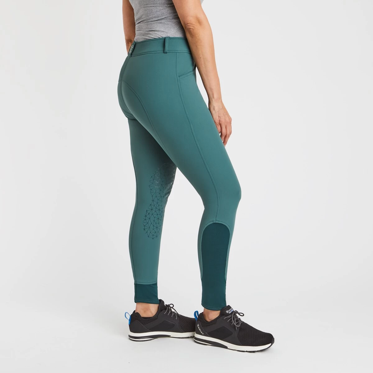 Hadley Mid-Rise Silicone Grip Breeches By SmartPak - Knee Patch 7 Hadley Mid-Rise Silicone Grip Breeches By SmartPak - Knee Patch - Image 7