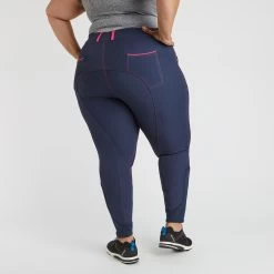 Piper Breast Cancer Awareness Evolution Breech By SmartPak - Knee Patch -Equestrian Equipment Store 34409 navypink 11398