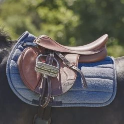 SmartPak Deluxe Wool Blend AP Saddle Pad - Clearance! -Equestrian Equipment Store 34459 navy 8822