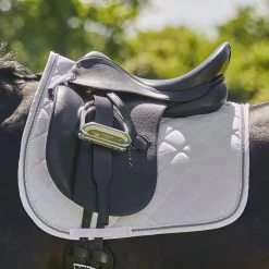 SmartPak Deluxe Dressage Competition Saddle Pad II 9 SmartPak Deluxe Dressage Competition Saddle Pad II -Equestrian Equipment Store 34461 whitesilver 8853