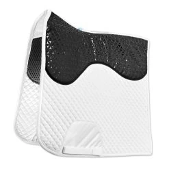 SmartPak Deluxe Anti- Slip + Grip Dressage Saddle Pad -Equestrian Equipment Store 34471 white 2