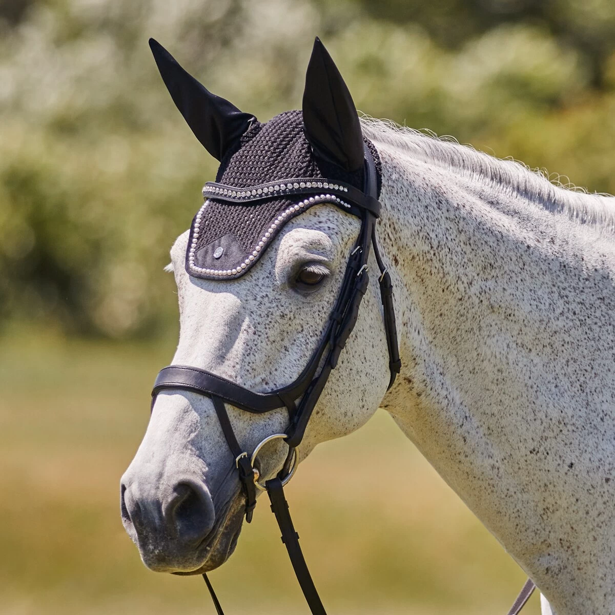 SmartPak Luxe Collection Ear Bonnet - Velvet Collection 2 SmartPak Luxe Collection Ear Bonnet - Velvet Collection - Image 2