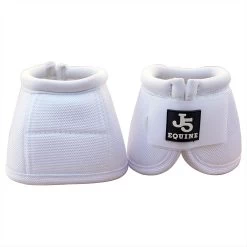 J5 Equine Premium Bell Boots -Equestrian Equipment Store 34535 white 1
