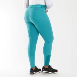 Piper Knit High-Rise Breeches By SmartPak - Full Seat 37 Piper Knit High-Rise Breeches By SmartPak - Full Seat -Equestrian Equipment Store 34549 darkeucalyptus 19257