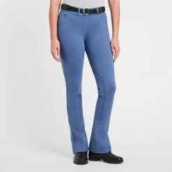Piper Knit Mid-Rise Boot Cut Breeches By SmartPak - Knee Patch - Clearance! -Equestrian Equipment Store 34551 lake 1