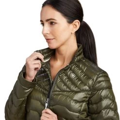 Ariat Ideal Down Jacket - Clearance! 8 Ariat Ideal Down Jacket - Clearance! -Equestrian Equipment Store 34572 forestmist 3