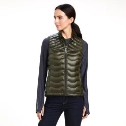 Ariat Ideal Down Vest - Clearance! -Equestrian Equipment Store 34573 forestmist 1