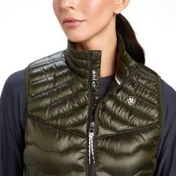 Ariat Ideal Down Vest - Clearance! -Equestrian Equipment Store 34573 forestmist 2