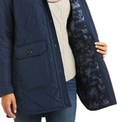 Ariat Belmont Shirt Jacket 7 Ariat Belmont Shirt Jacket -Equestrian Equipment Store 34582 navy 3