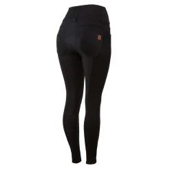 Horze Tara Full Seat Thermo Breeches 7 Horze Tara Full Seat Thermo Breeches -Equestrian Equipment Store 34717 black 4