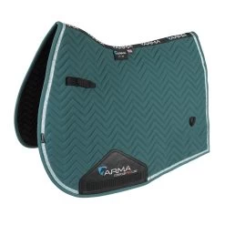 Shires ARMA Contour Pro Luxe Glitter Trim Dressage Pad 5 Shires ARMA Contour Pro Luxe Glitter Trim Dressage Pad -Equestrian Equipment Store 34732 darkgreen 1