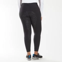 Hadley Mid-Rise Floral Silicone Grip Breeches By SmartPak - Full Seat 9 Hadley Mid-Rise Floral Silicone Grip Breeches By SmartPak - Full Seat -Equestrian Equipment Store 34957 black 19285
