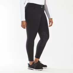 Hadley Mid-Rise Floral Silicone Grip Breeches By SmartPak - Knee Patch 8 Hadley Mid-Rise Floral Silicone Grip Breeches By SmartPak - Knee Patch -Equestrian Equipment Store 34958 black 19341