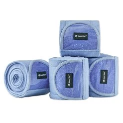 SmartPak Waves Pattern Fleece Polo Wraps - Pack Of 4