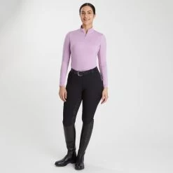Hadley Mid-Rise Floral Silicone Grip Breeches By SmartPak - Full Seat 10 Hadley Mid-Rise Floral Silicone Grip Breeches By SmartPak - Full Seat -Equestrian Equipment Store 35113 darkplumfloral 34957 black 21597