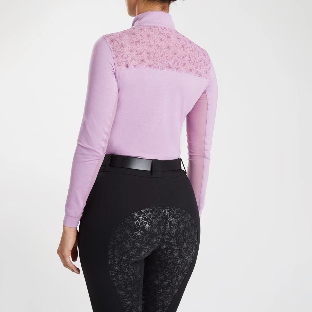 Hadley Mid-Rise Floral Silicone Grip Breeches By SmartPak - Full Seat 6 Hadley Mid-Rise Floral Silicone Grip Breeches By SmartPak - Full Seat - Image 6