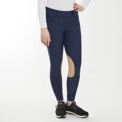 Piper Tan Patch II Low-Rise Side Zip Breeches By SmartPak -Equestrian Equipment Store 35139 navy 26235