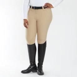 Piper Classic II Show Low-Rise Breeches By SmartPak - Knee Patch -Equestrian Equipment Store 35140 tan 18501