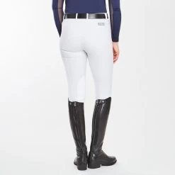 Piper Classic II Show Low-Rise Breeches By SmartPak - Knee Patch -Equestrian Equipment Store 35140 white 25865