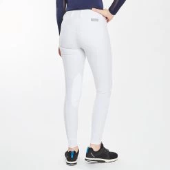 Piper Classic II Show Low-Rise Breeches By SmartPak - Knee Patch -Equestrian Equipment Store 35140 white 25914