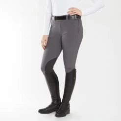 Piper Classic II Low-Rise Side Zip Breeches By SmartPak - Knee Patch