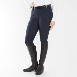 Piper Classic II Low-Rise Side Zip Breeches By SmartPak - Knee Patch 36 Piper Classic II Low-Rise Side Zip Breeches By SmartPak - Knee Patch -Equestrian Equipment Store 35141 navy 17298