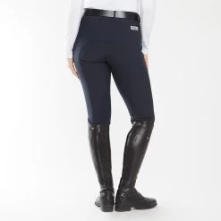 Piper Classic II Low-Rise Side Zip Breeches By SmartPak - Knee Patch 37 Piper Classic II Low-Rise Side Zip Breeches By SmartPak - Knee Patch -Equestrian Equipment Store 35141 navy 17305