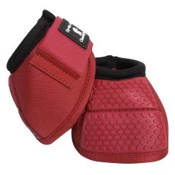 Classic Equine No Turn Flexion Bell Boots -Equestrian Equipment Store 35152 crimson 1