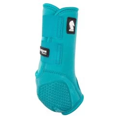 Classic Equine Flexion By Legacy 2 Front Support Boots -Equestrian Equipment Store 35153 aqua 1