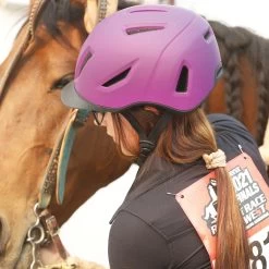 Troxel Terrain Helmet -Equestrian Equipment Store 35172 violetduratec lifestyle