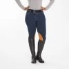 Piper Stretch Denim Curvy Fit Breeches By SmartPak- Knee Patch