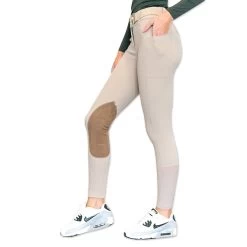 Free Ride Equestrian Pro Zip Front Knee Patch Breech 6 Free Ride Equestrian Pro Zip Front Knee Patch Breech -Equestrian Equipment Store 35681 beige 3