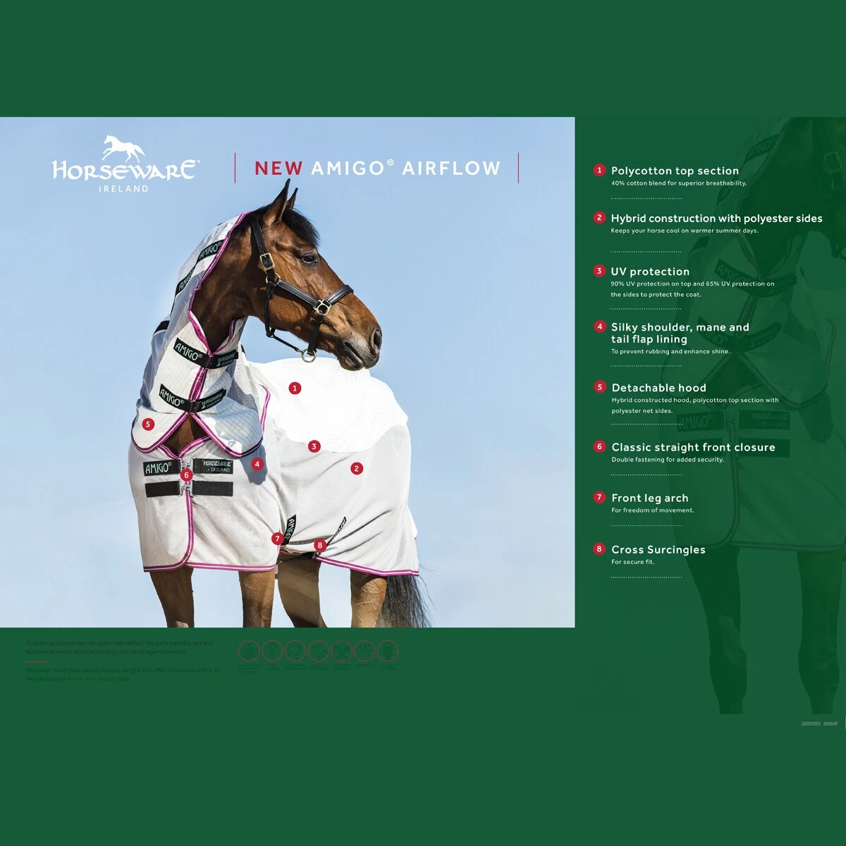 Horseware Ireland Amigo® AirFlow 2 Horseware Ireland Amigo® AirFlow - Image 2