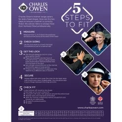 Charles Owen MyPS Helmet -Equestrian Equipment Store charlesowen fittingposter 1